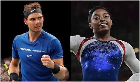 Rafael Nadal y Simone Biles, Campeones de Campeones en 2019 para 'L'Équipe'