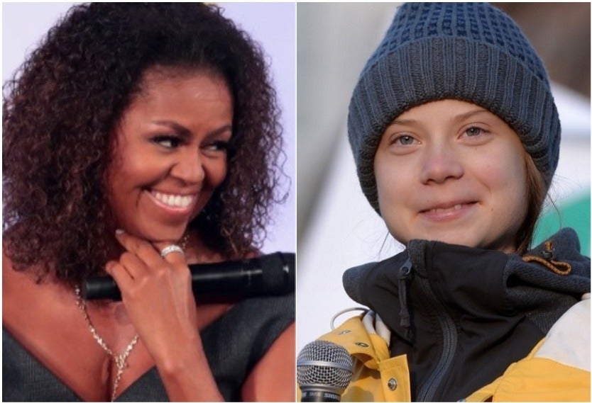 Michelle Obama y Greta Thunberg