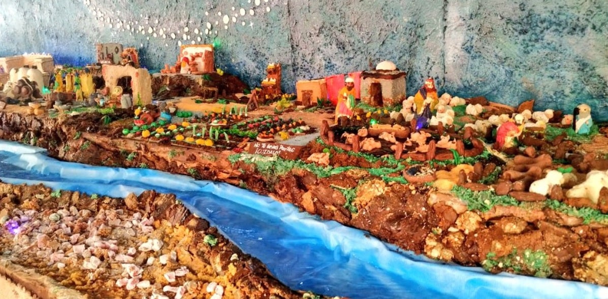 El pesebre puede ser visitado en Floridablanca.