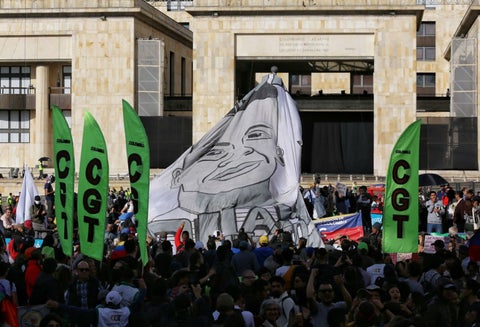 Protestas en Bogotá