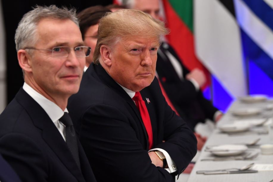 Donald Trump en la cumbre de la OTAN
