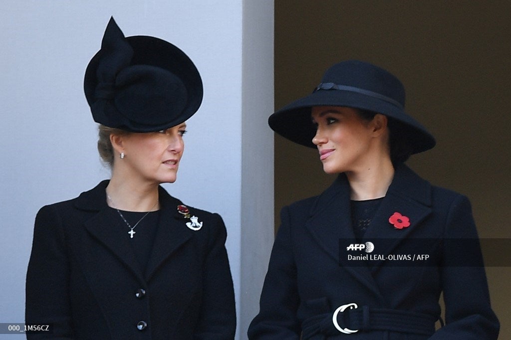 Sophie Wessex y Meghan Markle