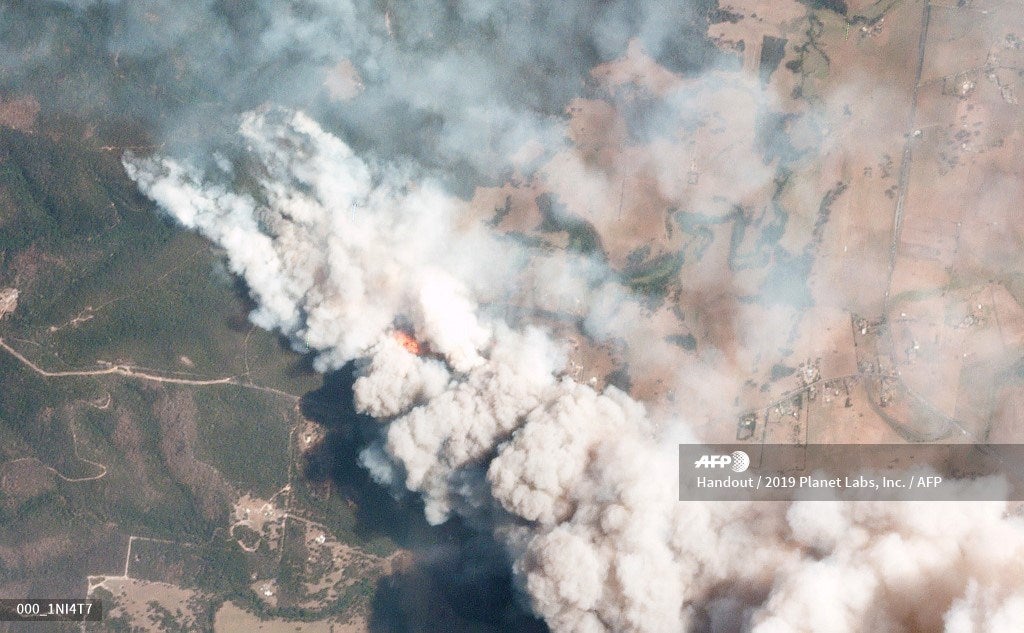 Incendio en Australia