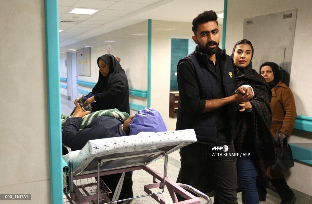 Estampida durante el funeral de Soleimani