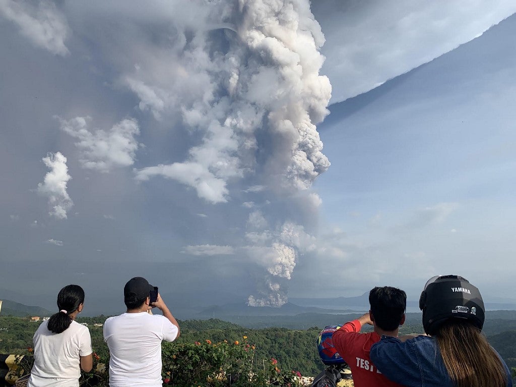 Erupción volcán Filipinas