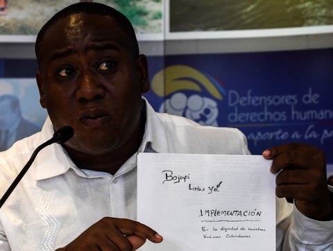 Leyner Palacios, líder social y sobreviviente de Bojayá.