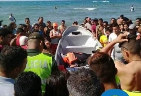 Accidente en lancha en Coveñas