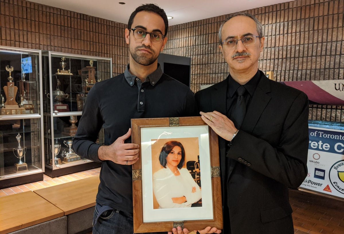 Amirali Alavi, estudiante irano-canadiense que perdió a su madre en el avión derribado por Irán.