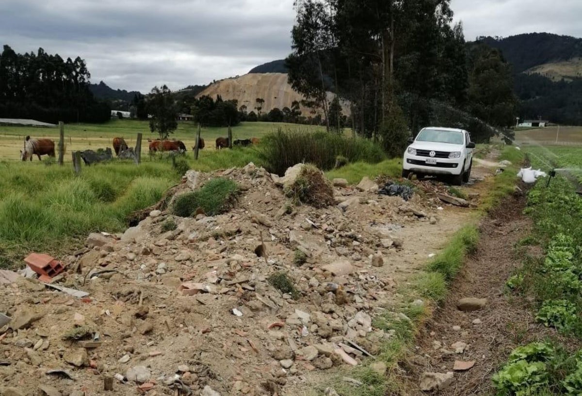Así fue el operativo de la CAR en el predio que regaba hortalizas con aguas del Río Bogotá.