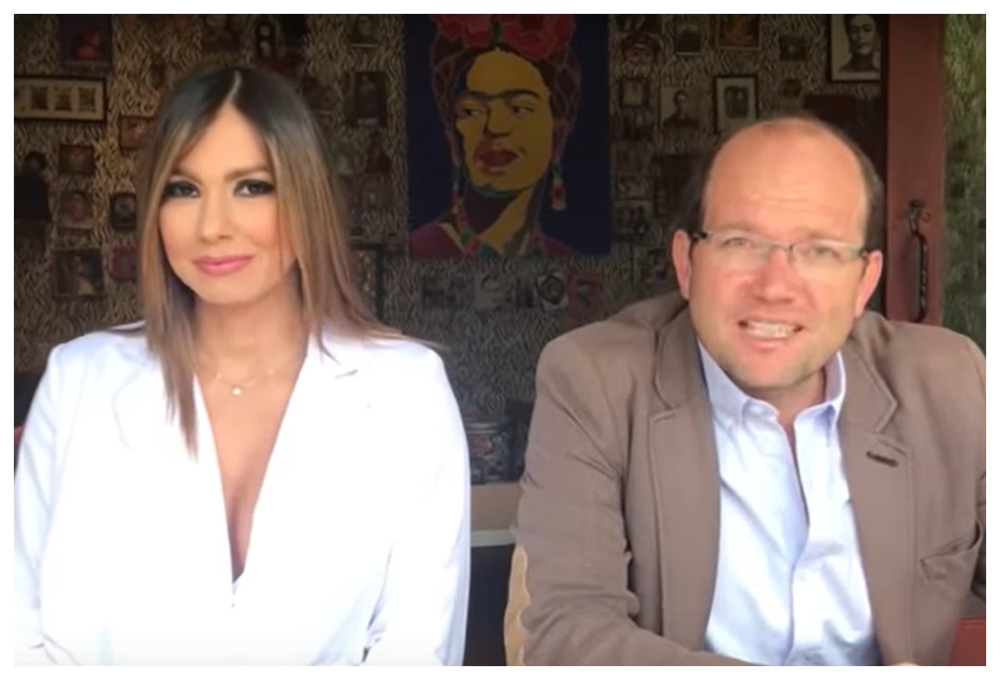 Esperanza Gómez y Daniel Samper
