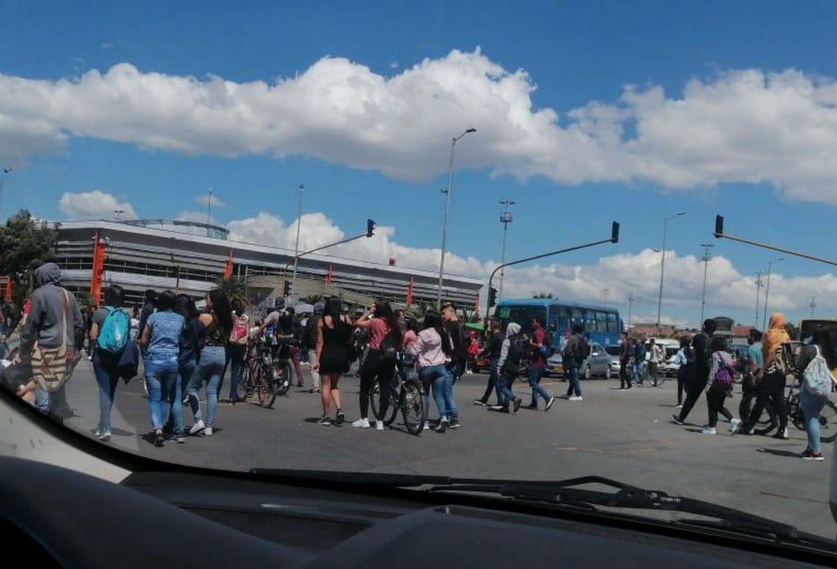 Bloqueo en el Portal de Las Américas