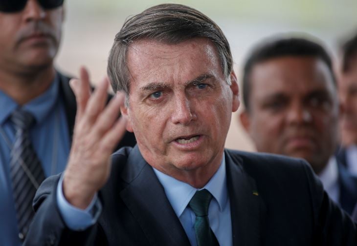 Jair Bolsonaro, presidente de Brasil
