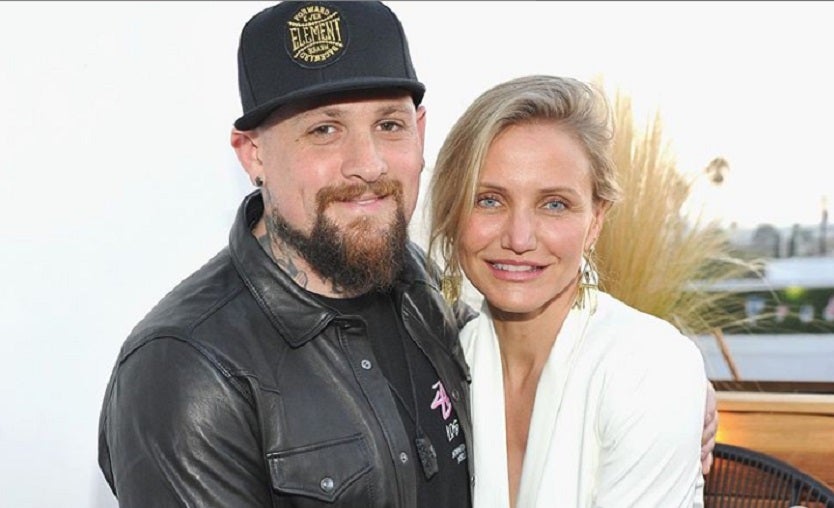 Cameron Diaz y su esposo