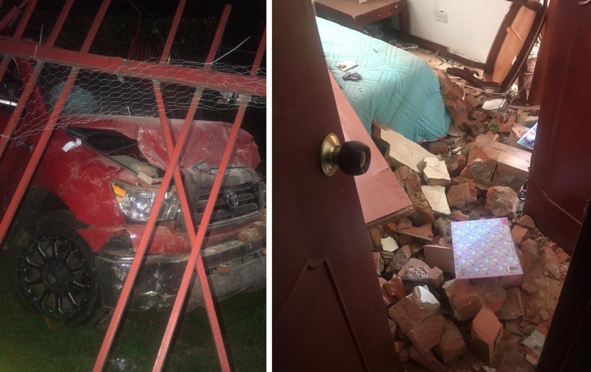 Accidente contra una vivienda que involucra a funcionario de a embajada de EE.UU.