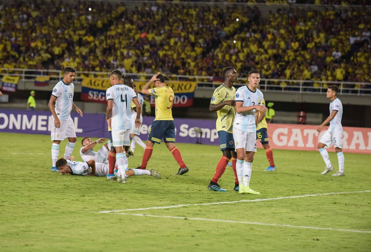 Selección Colombia sub-23 vs Argentina