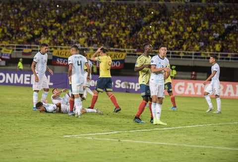 Selección Colombia sub-23 vs Argentina