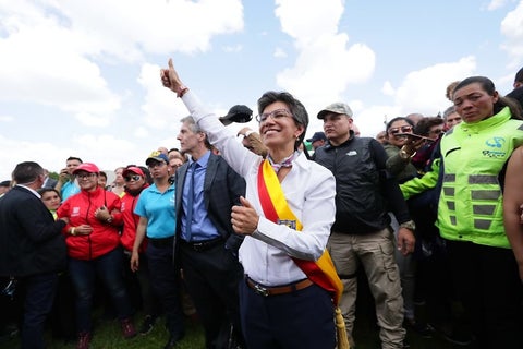 Claudia López se posesiona como nueva alcaldesa de Bogotá