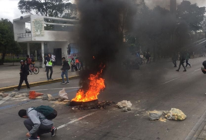 Disturbios en la Universidad Nacional