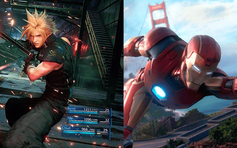 Videojuegos 'Final Fantasy VII Remake' y 'Marvel's Avengers'