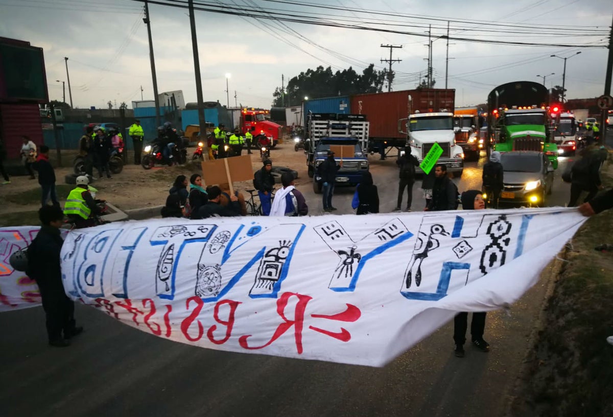 Bloqueos en Fontibón