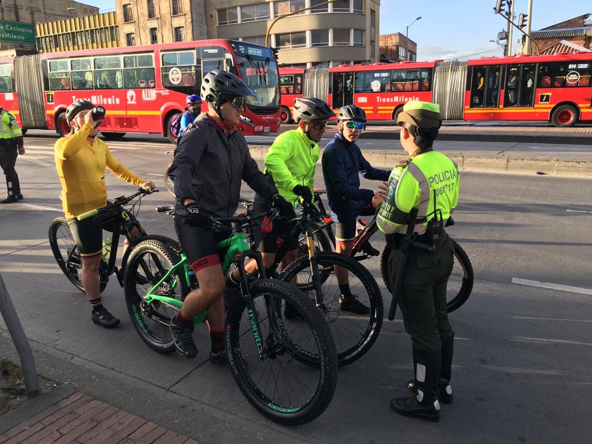 Operativos de control a ciclistas en Bogotá