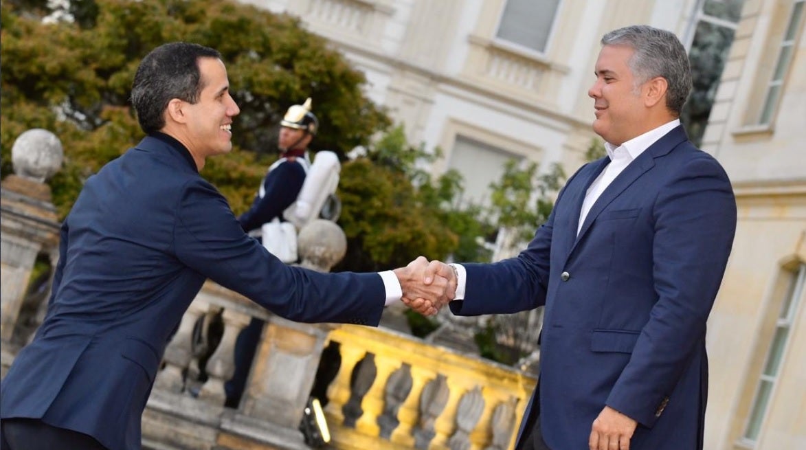 Juan Guaidó en Colombia