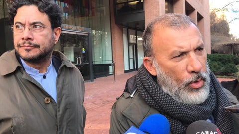 Roy Barreras e Iván Cepeda en la CIDH