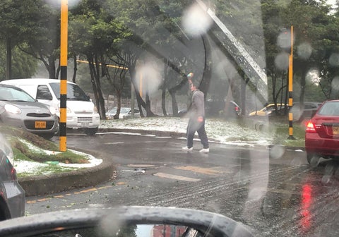 Granizo en Bogotá
