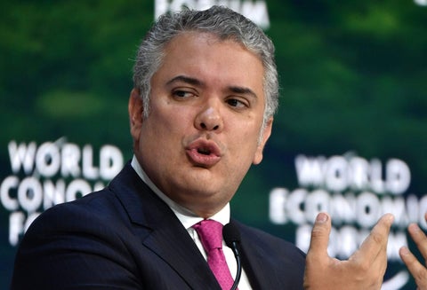 Iván Duque en el Foro Económico Mundial