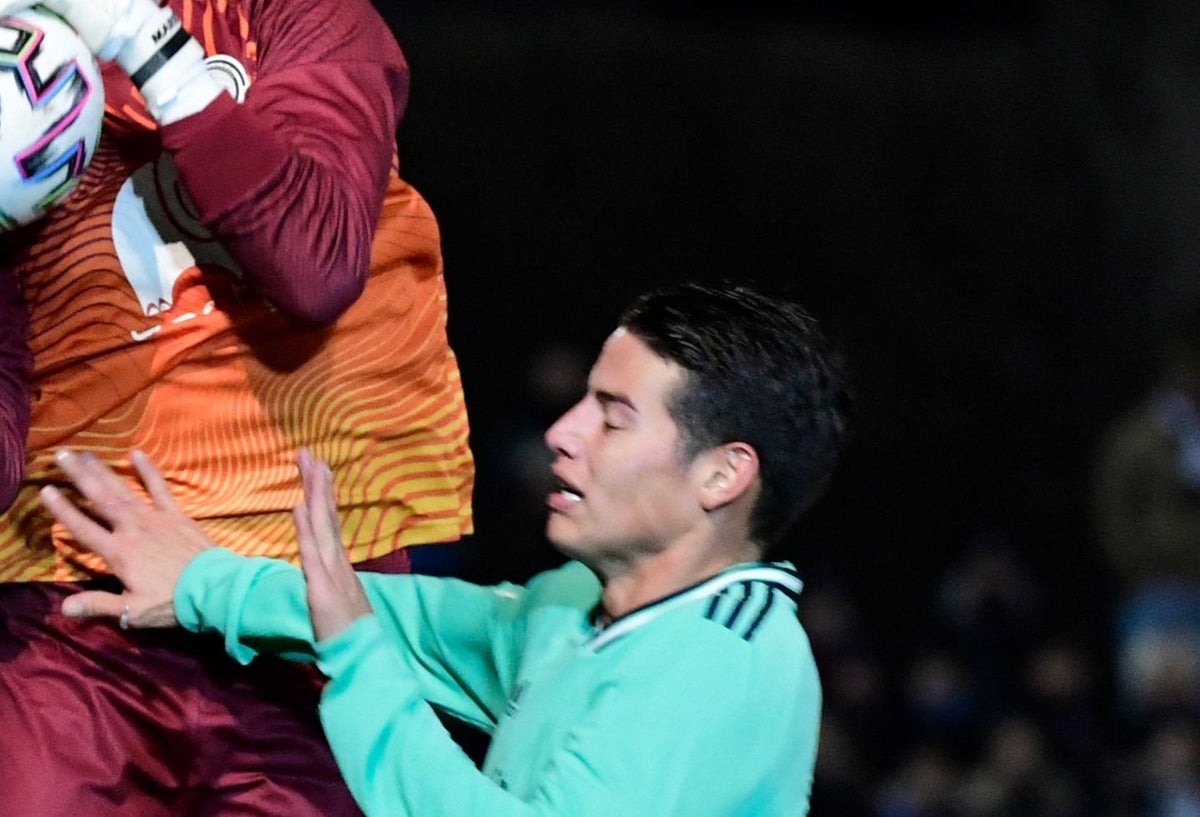 James Rodríguez con Real Madrid