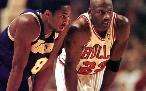Kobe Bryant y Michael Jordan