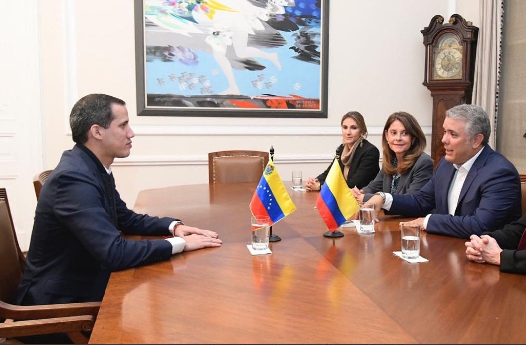 Juan Guaidó en Colombia