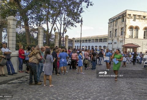 La Habana, durante el sismo