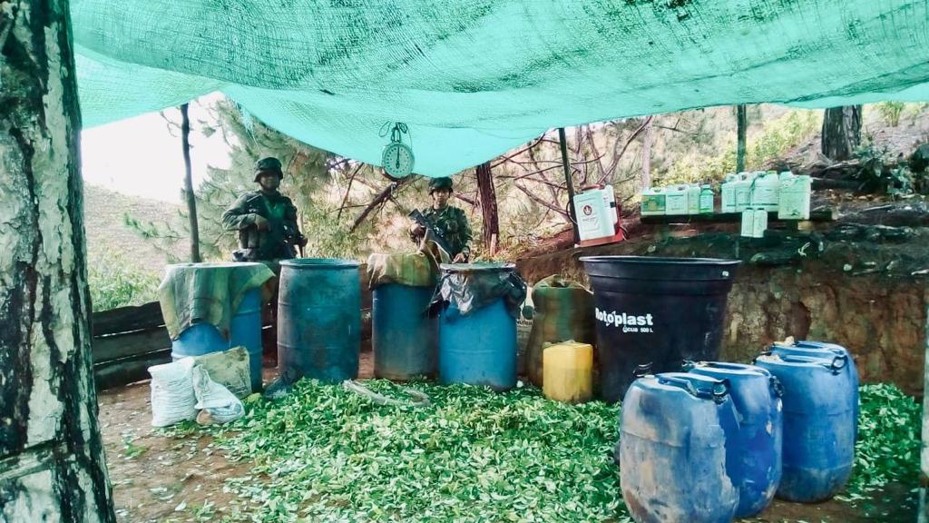 Laboratorio de cocaína en Jamundí