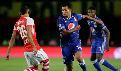 Macalister Silva en el Millonarios - Santa Fe