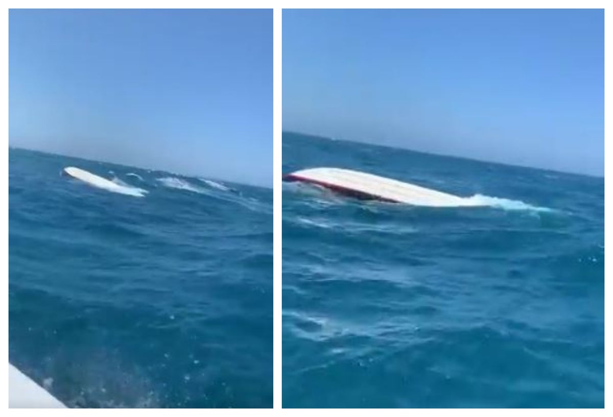 Lancha se volcó en Islas del Rosario