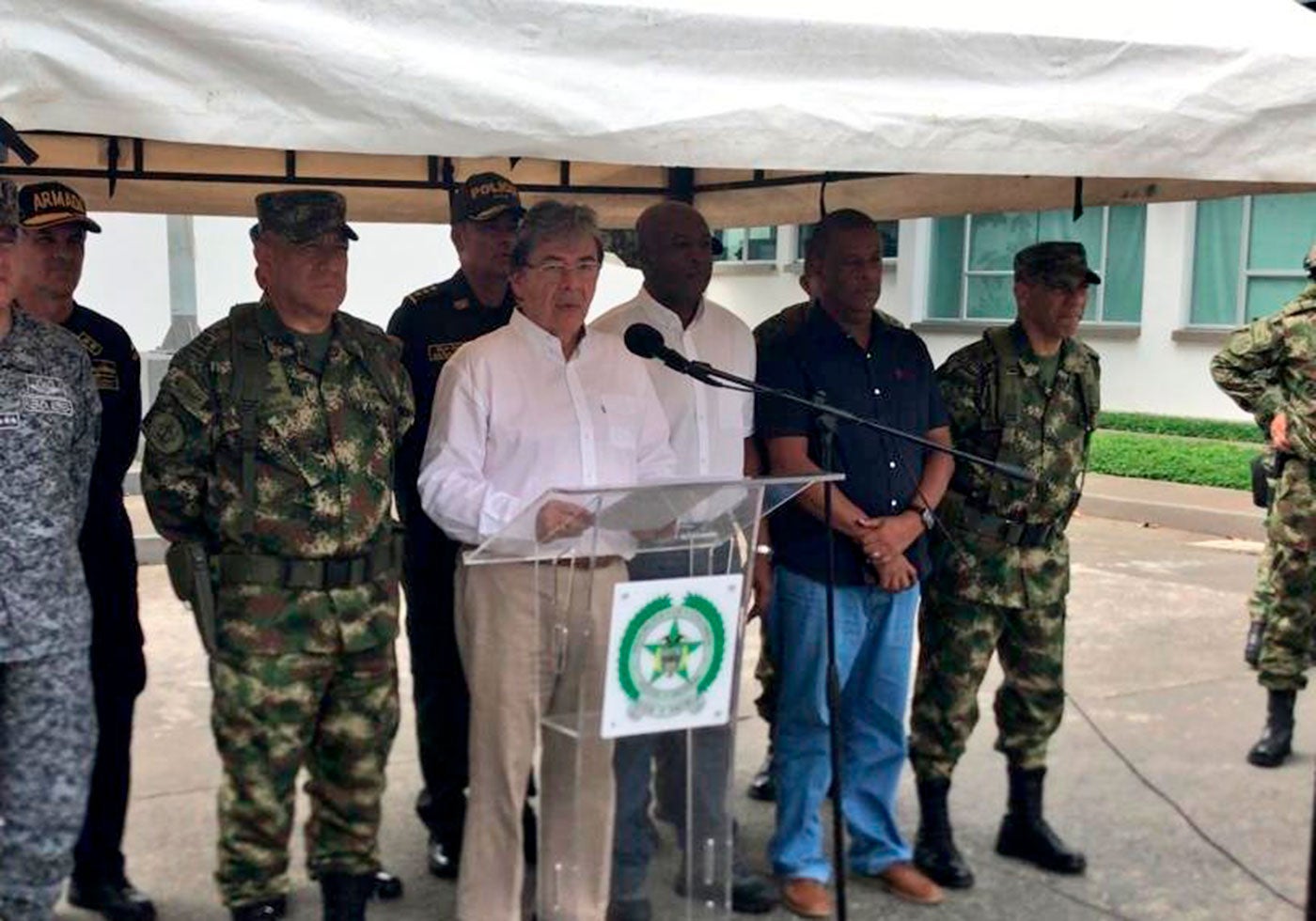 Mindefensa anuncia Distrito Especial de Policía para Quibdó