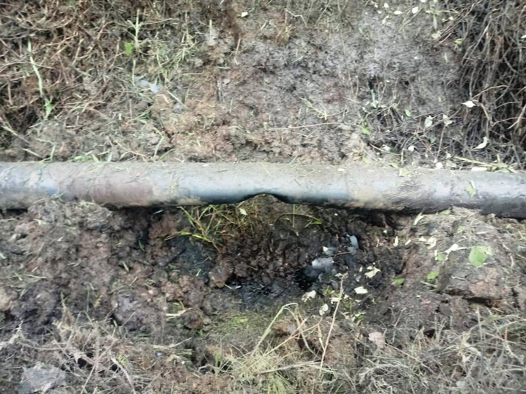 El explosivo causó daños en el tubo que no estaba bombeando crudo