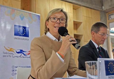 Patricia Llombart resalta los avances de Colombia en cumplimiento de acuerdos de pz
