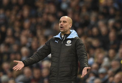 Pep Guardiola, técnico del Manchester City