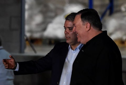 Presidente Iván Duque y Mike Pompeo
