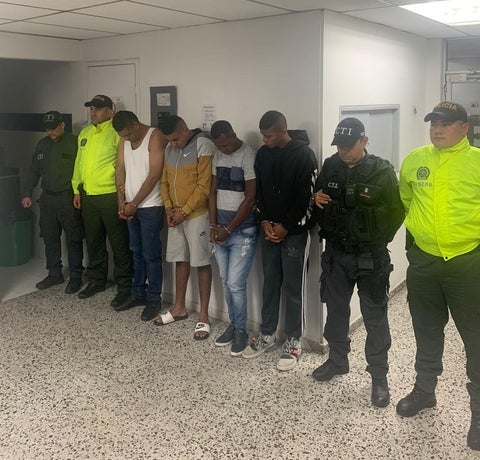 Los capturados fueron enviados a la cárcel