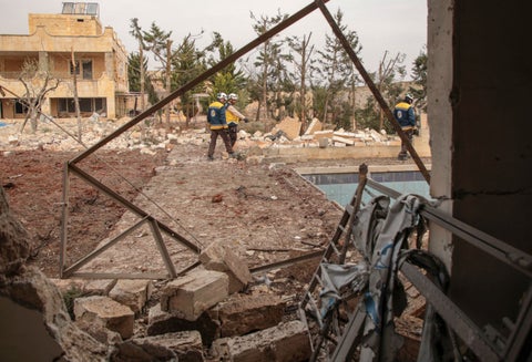 Ataque aéreo en Siria