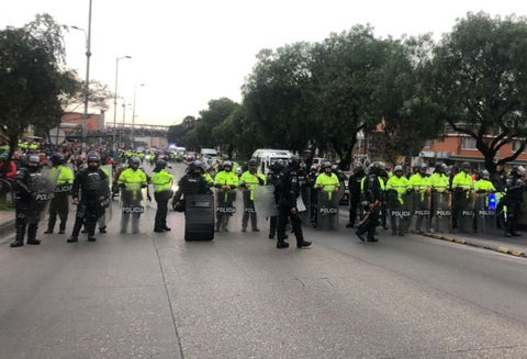 Bloqueos en la Avenida Suba