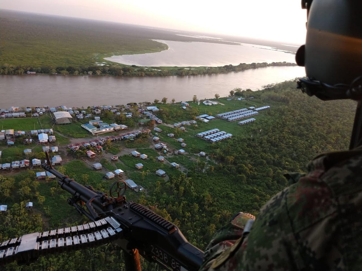 Referencia sobrevuelo en Chocó.