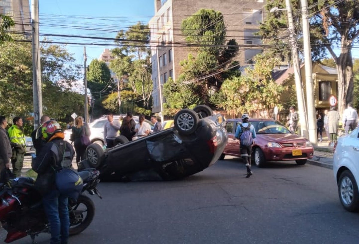 Volcamiento de carro