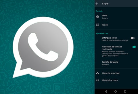 WhatsApp ya tiene Modo oscuro
