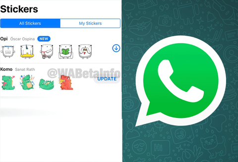 Stickers animados en WhatsApp