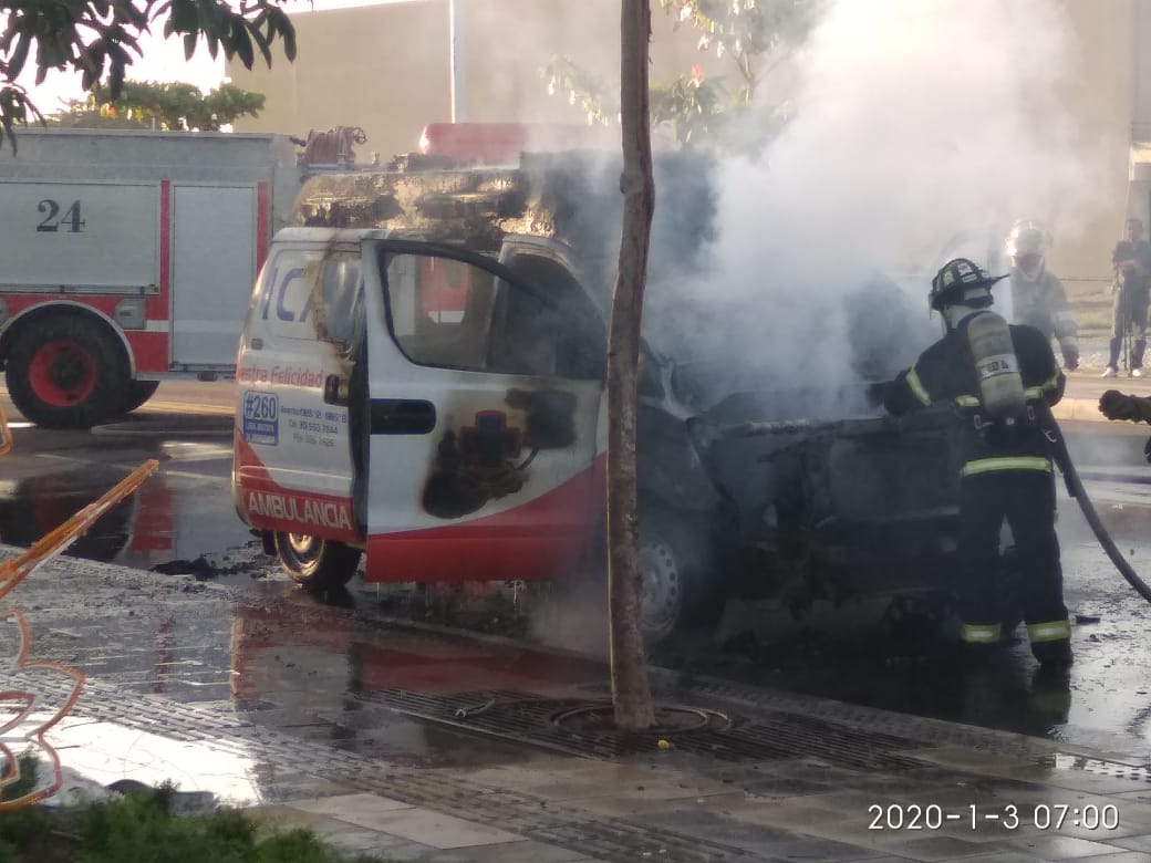 Incendio Ambulancia