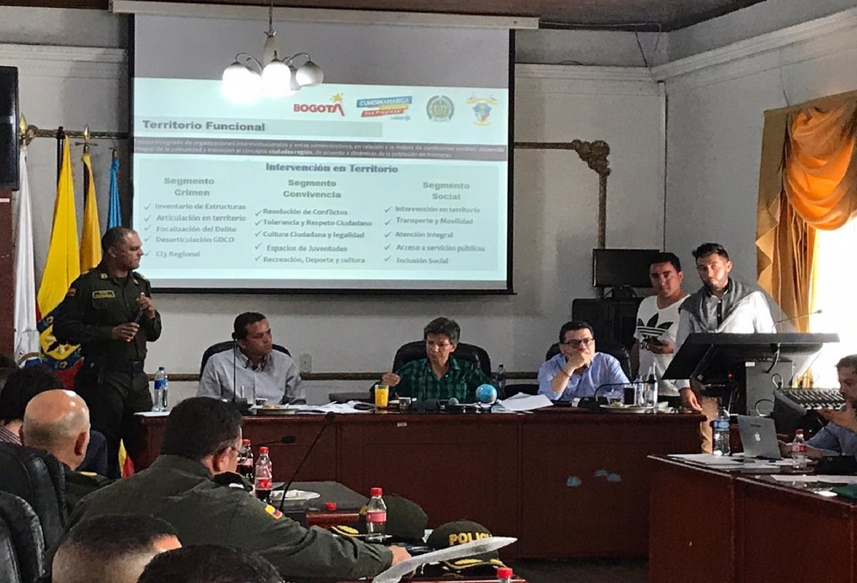 Consejo de seguridad de Claudia López